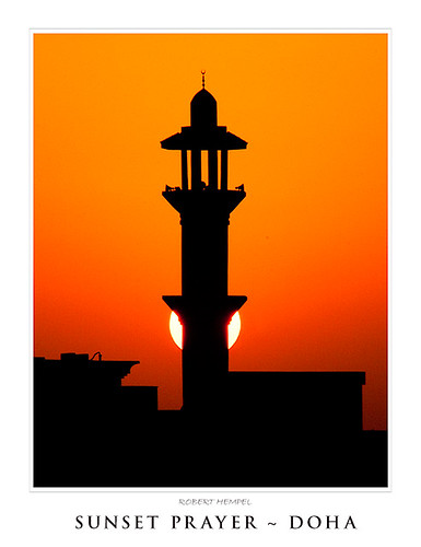 sunset photoshop canon landscape geotagged spring minaret prayer may east 300mm middle friday doha qatar f32 mpf cotcmostfavorited project365 450d mywinners abigfave 5300953109open geo:lat=25352452 geo:lon=51478586 northduhail