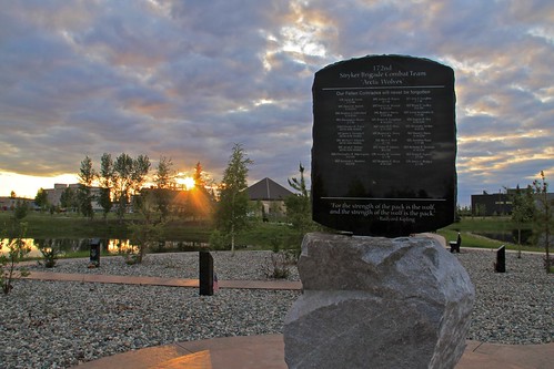 alaska sunrise memorial strykers fortwainwright
