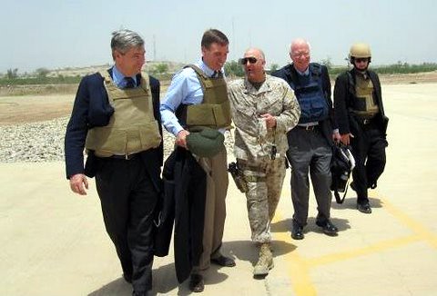 Mark Warner in Iraq