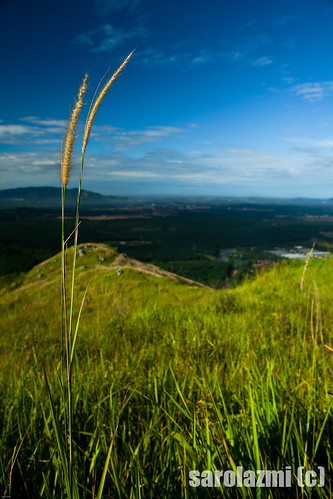 green sunrise trekking hiking bluesky malaysia jogging kajang selangor lalang highplace semenyih panjat bukitbroga brogahill