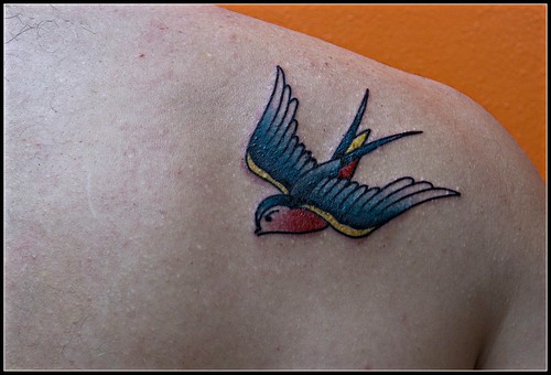 tattoo ink traditional oldschool swallow tatuaggio rondine sailorjerry mymostviewedpicture milanoink qualityworkbystizzo