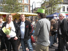 Ecolo - Action Poste - marché de Charleroi - 27-04-2008  - 5