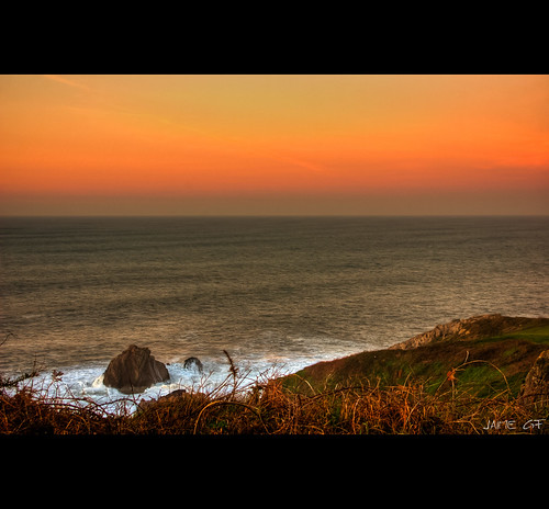 sunset costa seascape atardecer coast mar spain nikon asturias paisaje moniello cantábrico gozón d40 bestcapturesaoi elitegalleryaoi mygearandme