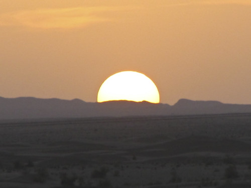 sunset sun sunrise desert iran rise isfahan
