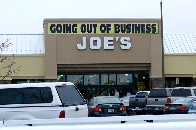 Joe's Going out of Business