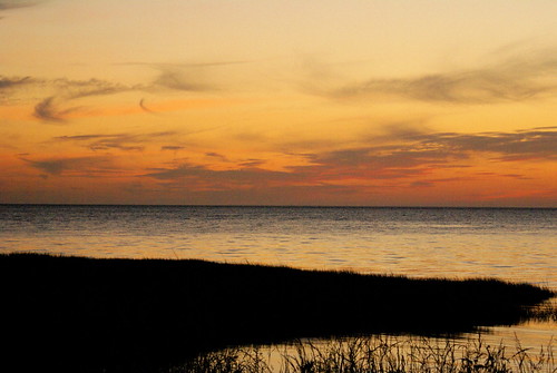ocean sunset chesapeake