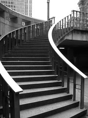 Spiral Stairs under Dilworth Plaza