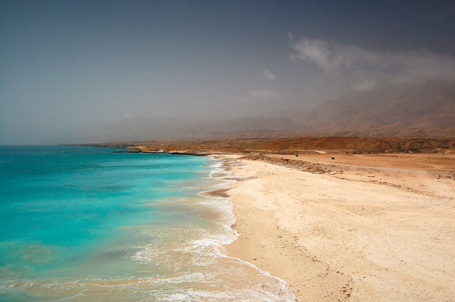 Oman, Tiwi white beach