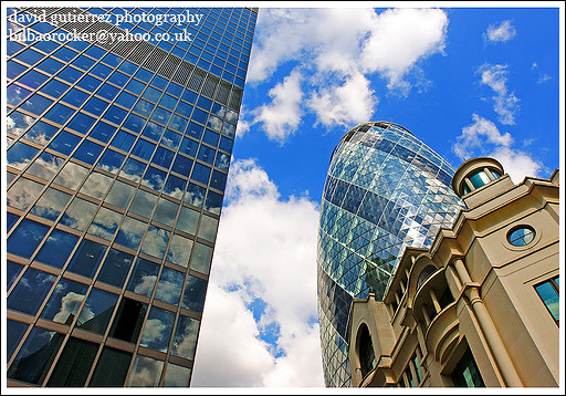 London ~ Blue Glass in the Sky ~