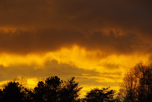 sunset orange northcarolina