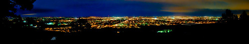 city trees sky panorama clouds lights colorado pano fortcollins horsetooth