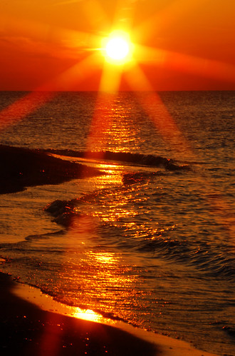 light sunset ohio sky sun lake beach water sand lakeviewpark lorain