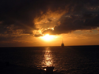 Sunset Over St. Maarten