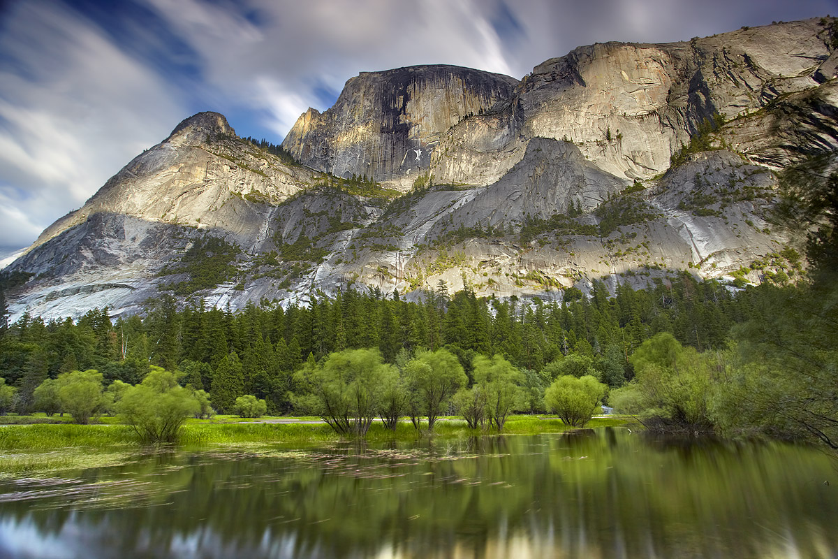 Half Dome Impressions #1 - Mirror Lake, Yosemite National Park, California
