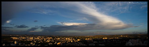 blue sunset sky panorama white clouds around pune mws baner dfc thepca soumitra aroundpune inamdar elitephotography soumitra911