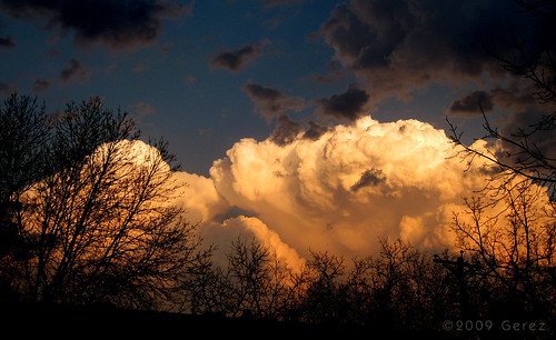 sunset sky minnesota clouds cumulus thunderstorm hastings storms severe minnesotathunderstorms tornadoalleyusa