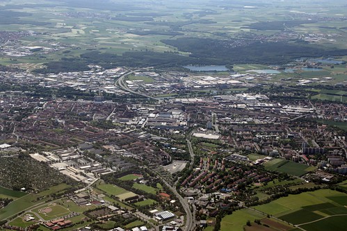 city germany bayern deutschland bavaria aerialview stadt luftbild schweinfurt aerialpicture airphotograph aerialimage