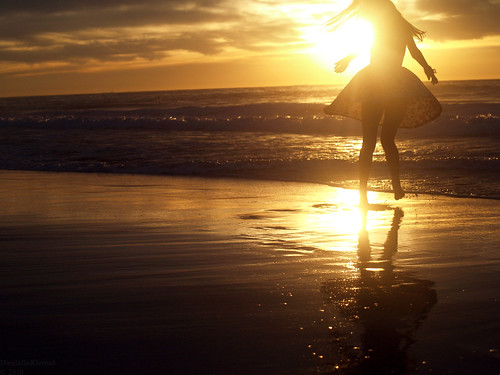 ocean sea selfportrait reflection beach girl female sunrise freedom joy young happiness australia nsw spinning goldenhour daniellekiemel wamberalbeach