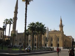 Cairo - Exterior of Al-Hussein Mosque