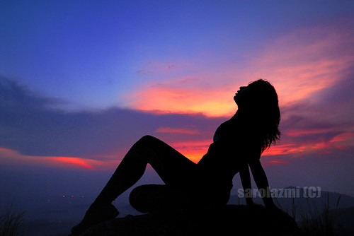 sunset nature beauty silhouette female dusk body hill shape kajang bukit selangor semenyih malasyia broga matahariterbenam brogahill