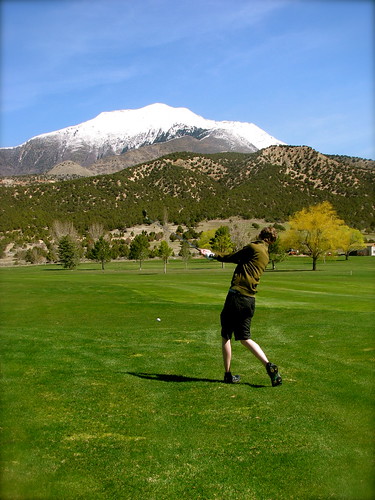 mountain snow club ball golf early utah spring canyon sean swing course gibson mtnebo nephi juab hoills