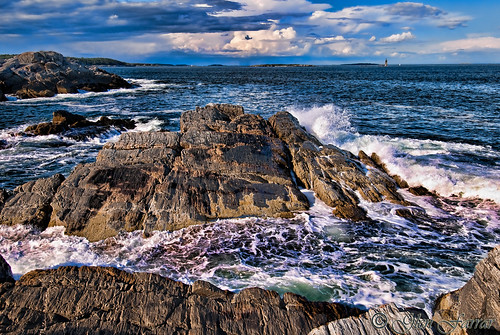 ocean sea portland coast waves maine rocky portlandmaine portlandme cubism cascobay glenfa lovelyworldofnature