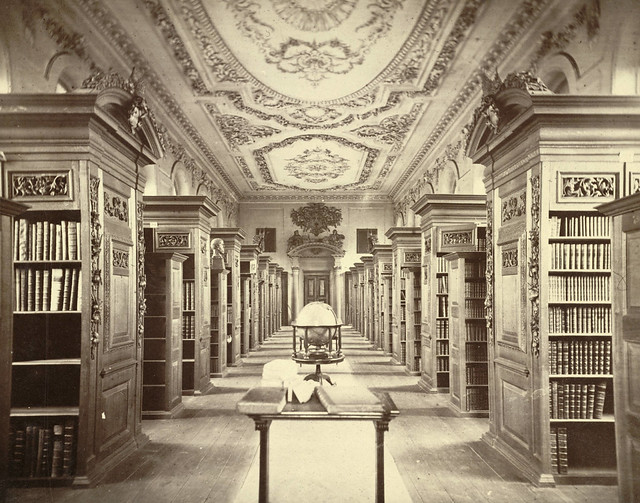 Cambridge. King's College Library (Interior)