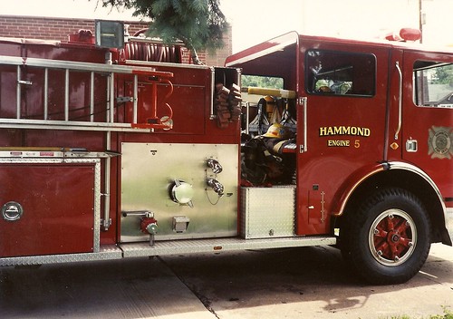 truck fire engine mack hammond e5 in