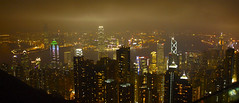 Hong Kong Night Panorama