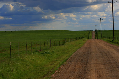 road long dirt pasture