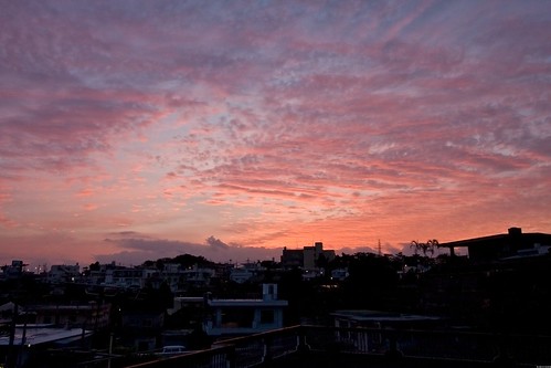 sunset okinawa 沖縄 kin coloredsky