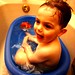 sequoia is outgrowing his baby bathtub    MG 2911