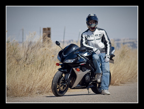 portrait landscape colorado pueblo motorcycle