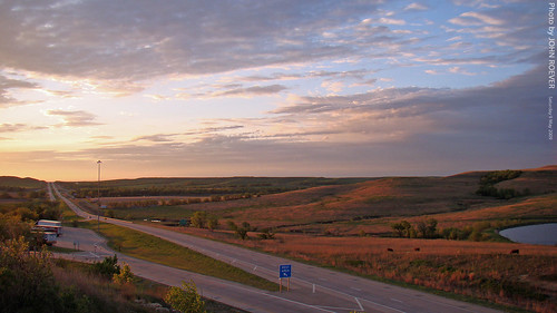 road morning rural sunrise countryside spring highway may kansas interstate prairie 2009 i70 restarea flinthills us40 interstate70 wabaunseecounty