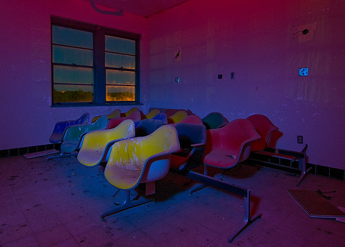 abandoned beach night hospital army texas fort wells mineral wolters
