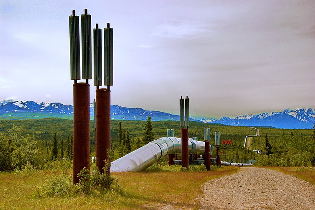 Trans-Alaska Pipeline at Delta Junction