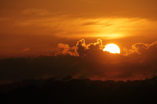 sunset clouds malaysia kotakinabalu sabah menggatal bandarsierra