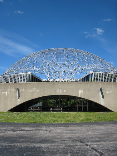 ohio architecture john cleveland modernism headquarters dome kelly terrence geodesic northeast fuller buckminster asm