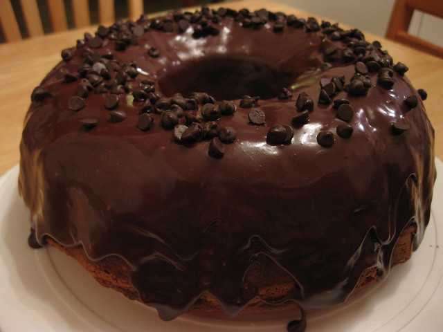 Chocolate chip pound cake