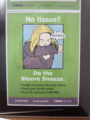 Do the Sleeve Sneeze.