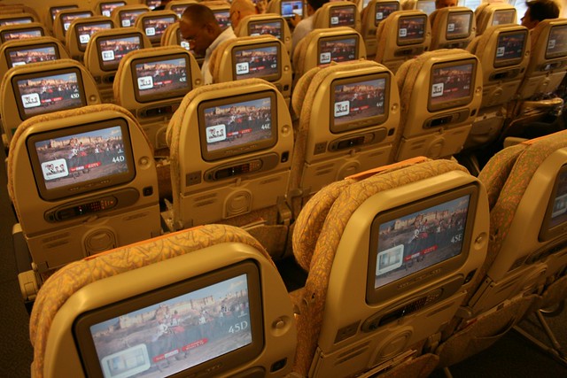 Emirates Economy Class Cabin Boeing 777-300ER