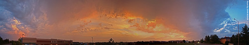 morning summer sky autostitch panorama reflection clouds sunrise view july panoramic kansas 2009 olathe beforesunrise johnsoncounty kansascitymetro kcmetro adobephotoshopelements7