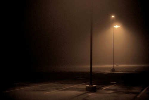 west fog night landscape outside outdoors lights virginia nikon huntington eerie wv d200