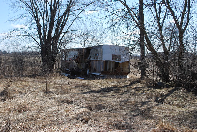 old abandoned mobile home | Flickr - Photo Sharing!