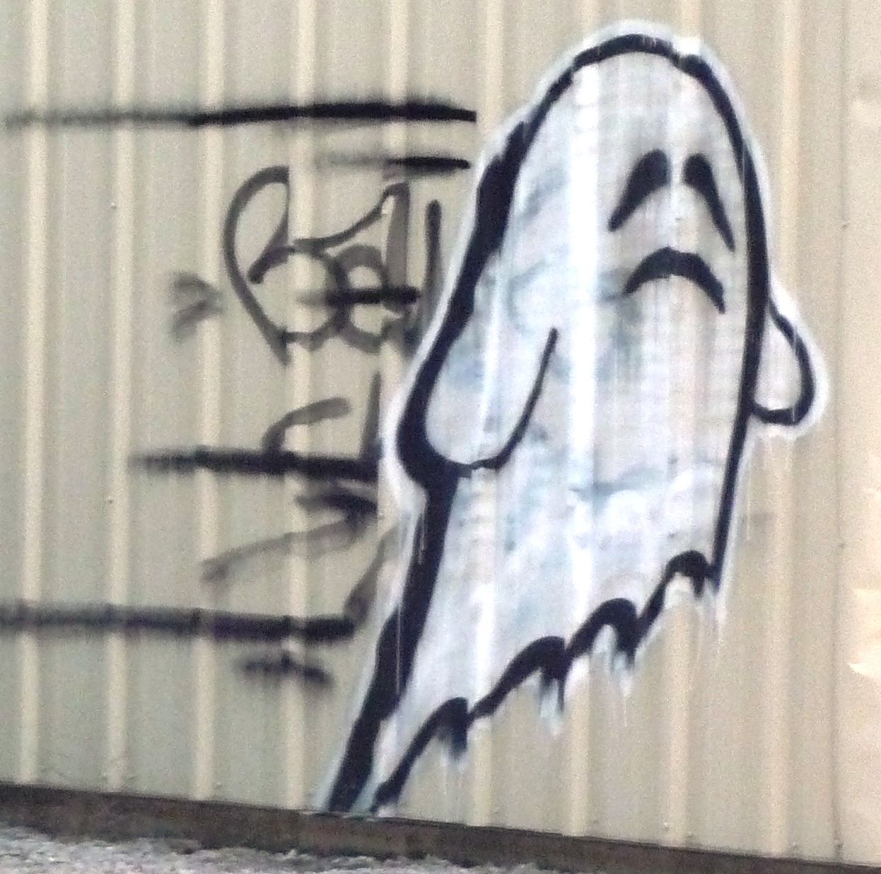 ghost face graffiti