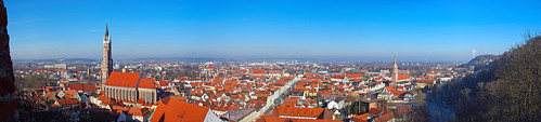 autostitch panorama buildings germany bayern deutschland bavaria town stadt stitched gebäude rundblick häuser brd landshut panoramicview frg zusammengesetzt