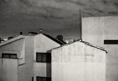 city sky urban bw geometric clouds nightshot portoalegre pb roofs toned buldings prédios telhados