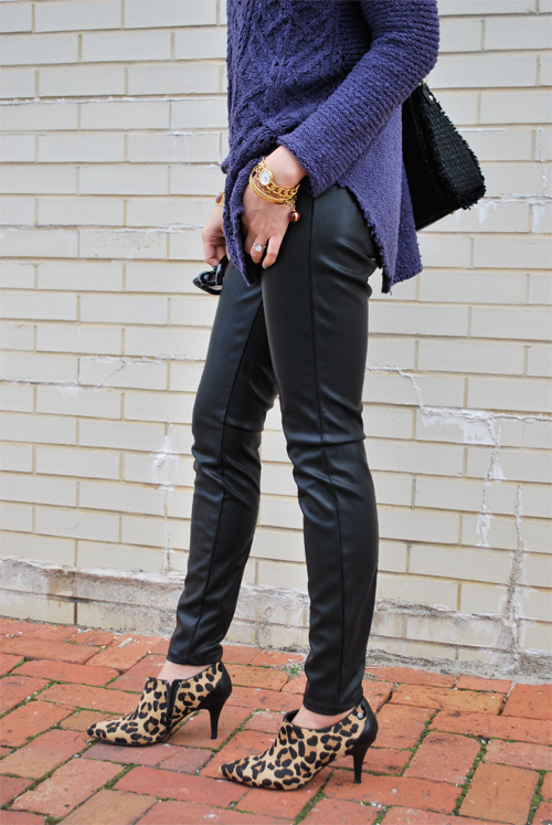 Proper Hunt: Style // Faux Leather Leggings Two Ways