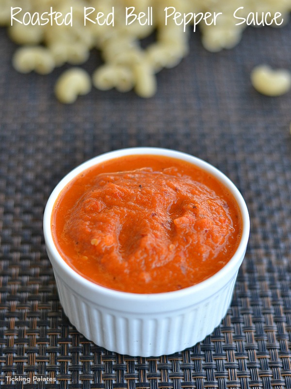 Roasted Red Bell Pepper Pasta Sauce