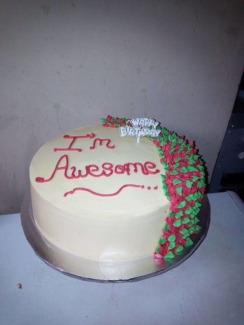 Smooth Buttercream Cake by Laide Tunde-Gafar‎